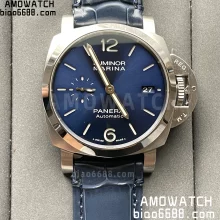 Panerai  PAM1393 pam001393 VS Factory 1:1 Best Edition Blue Dial on Blue Leather Strap P.9010 Clone