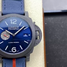 Panerai PAM01529 Luna Rossa Carbotech VSF 1:1 Best Edition on Blue Fabric Strap P.9010 Clone