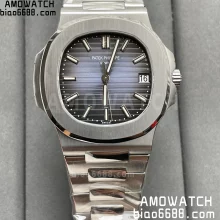 Patek Philippe Nautilus 5711 SS PPF 1:1 Best Edition Blue Dial on SS Bracelet A330