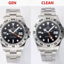 comparison evaluation：Rolex Explorer II 42mm 226570 904L SS Clean Factory