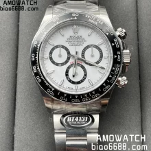 Rolex  Daytona 126500 Panda BT Factory 1:1 Best Edition 904L SS Case and Bracelet White Dial