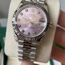 Rolex DateJust 31mm 278274 A+ Factory 1:1 Best Edition Pink Diamonds Dial  on Jubilee Bracelet DD2824