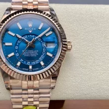 Rolex Sky-Dweller RG 336935 Noob Factory Best Edition Blue Dial on RG Jubilee Bracelet