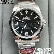 Rolex Explorer I 214270 39mm SS/SS Clean 1:1 Best Edition 904L Steel Black Dial VR3132