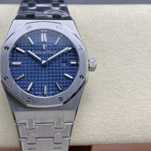 AUDEMARS PIGUET Lady Royal Oak 33mm SS ZF 1:1 Best Edition Blue Dial on SS Bracelet Swiss Quartz