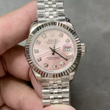 Rolex Datejust 28mm 279173 Ladies SS GS 1:1 Best Edition Pink Dial Diamond Markers