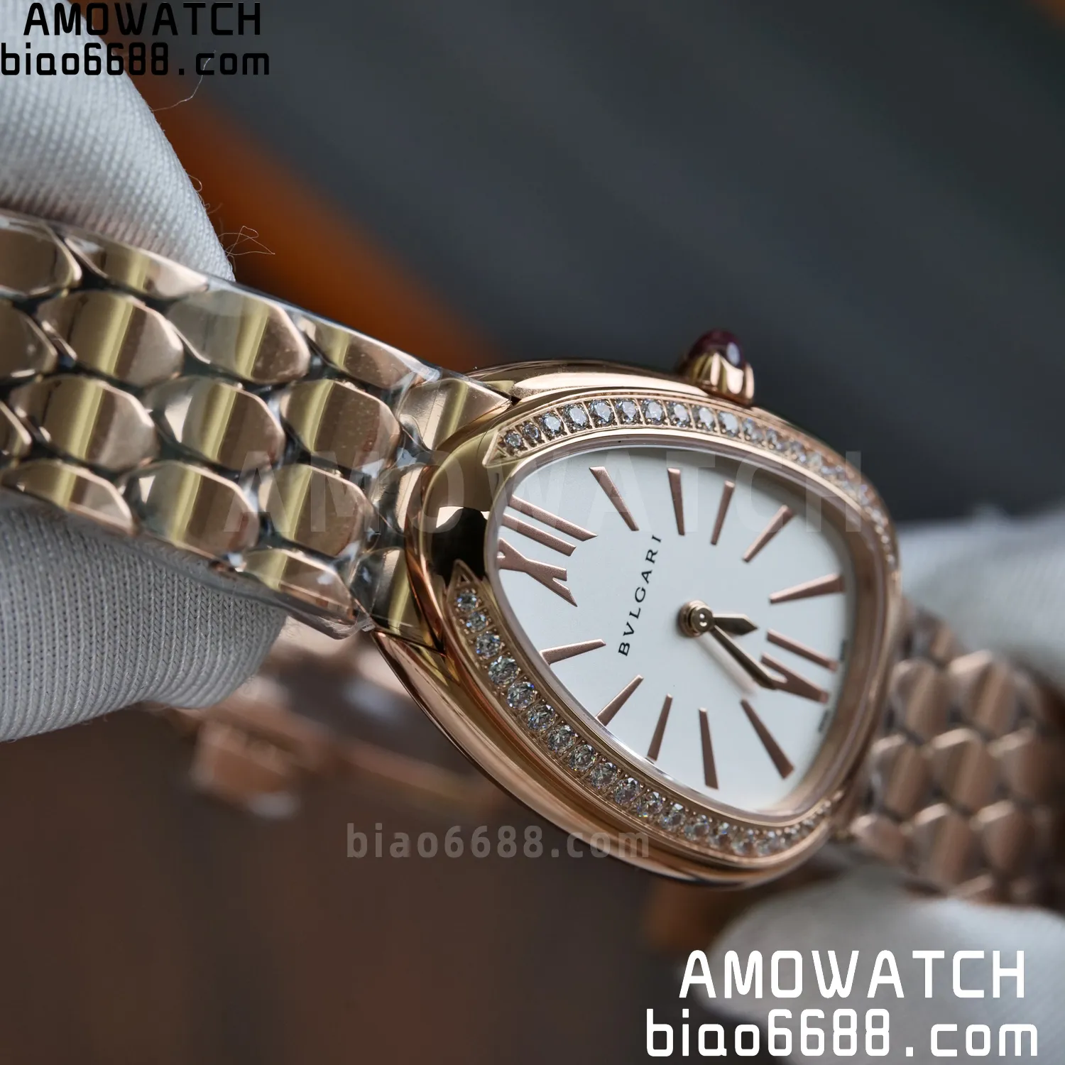 Bvlgari Serpenti Seduttori Watch RG 103146 BVF 1:1 Best Edition White Dial Diamonds Bezel 70 010c33bf887048a AMO Watch