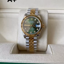 Rolex DateJust SS/YG 31mm 278273 A+ Factory 1:1 Best Edition Green Diamond Dial Jubilee Bracelet