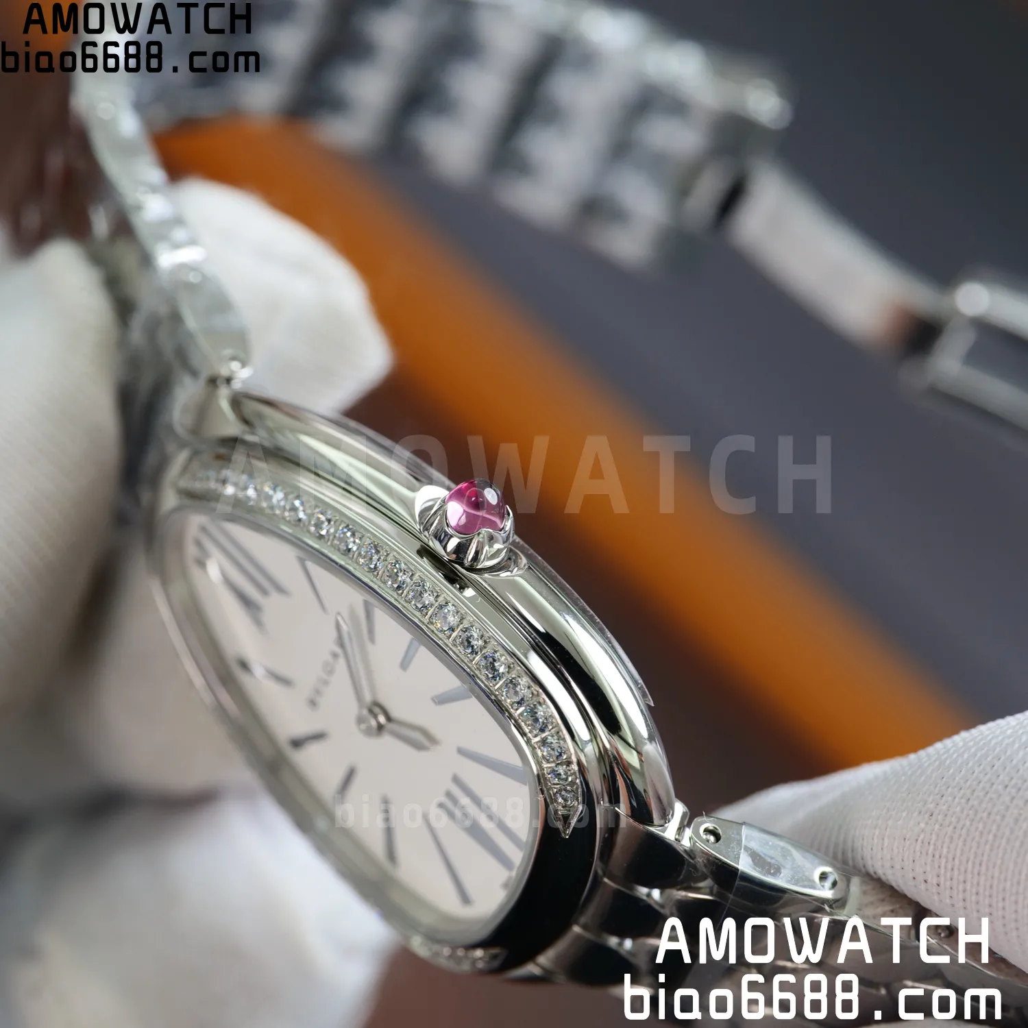 Bvlgari Serpenti Seduttori Watch SS 103361 BVF 1:1 Best Edition White Dial Diamonds Bezel 69 5843542cd826f64 AMO Watch