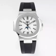 PP Nautilus 5726A Complicated SS PPF 1:1 Best Edition White Textured Dial