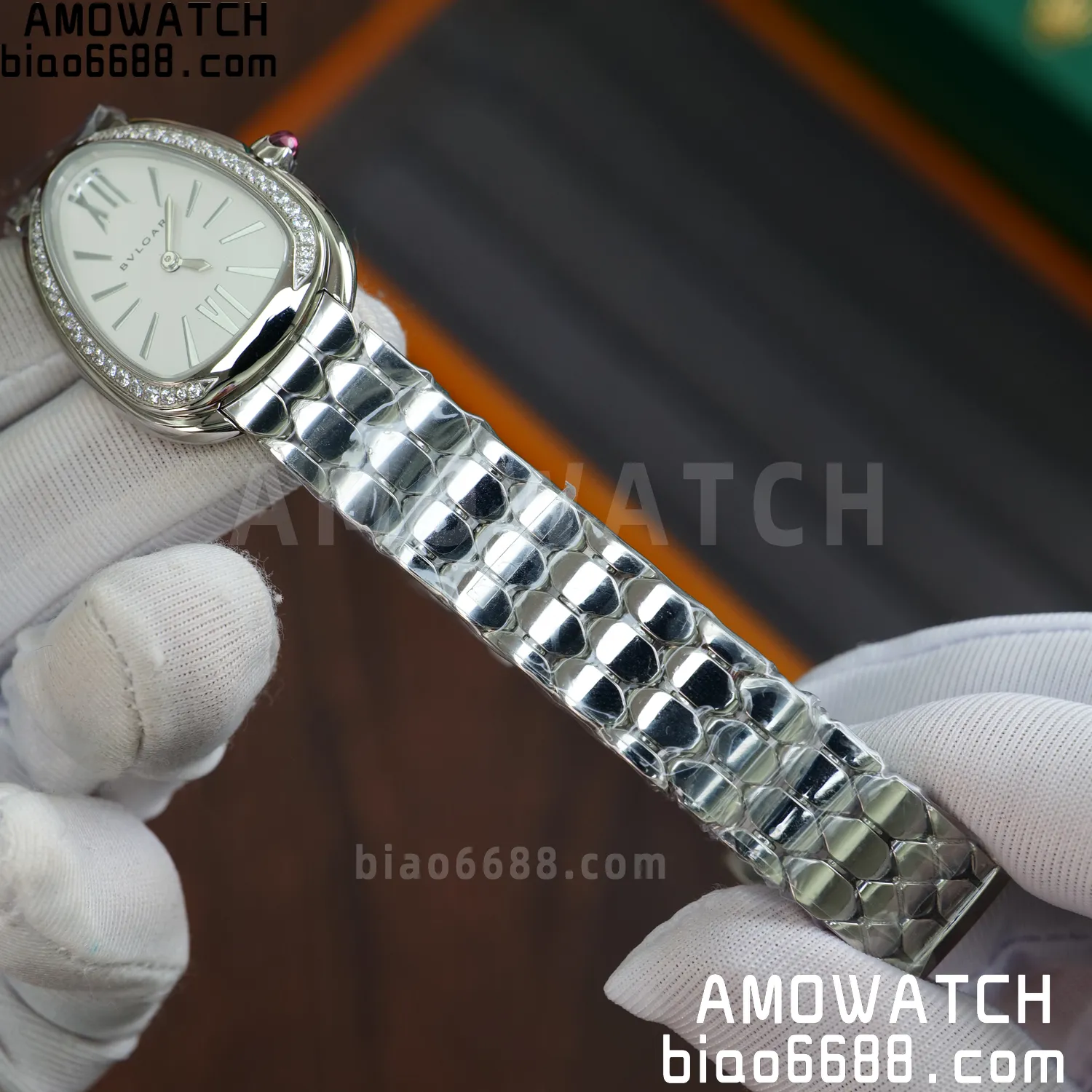 Bvlgari Serpenti Seduttori Watch SS 103361 BVF 1:1 Best Edition White Dial Diamonds Bezel 60 6ad78990241ed8c AMO Watch