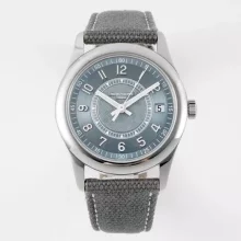 Patek Philippe Calatrava 6007 SS PPF 1:1 Best Edition Grey Blue Dial