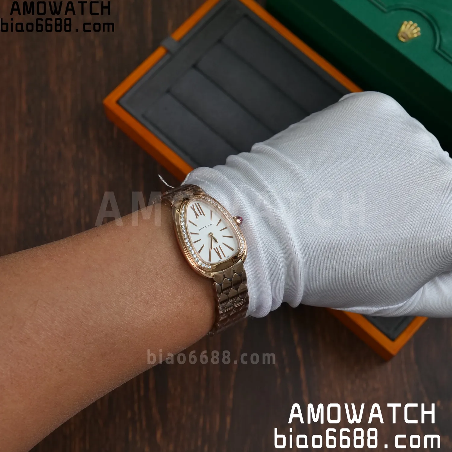 Bvlgari Serpenti Seduttori Watch RG 103146 BVF 1:1 Best Edition White Dial Diamonds Bezel 78 71f1b03b7194cdc AMO Watch