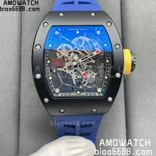 RICHARD MILLE RM035 RM35 Black Ceramic SONIC Factory Best Edition Shark Fin Strap