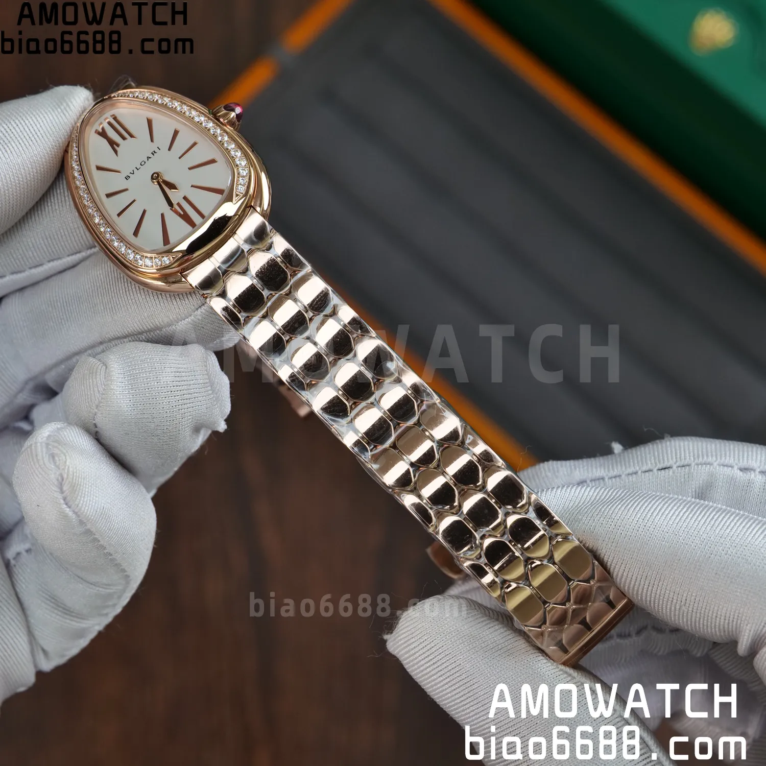 Bvlgari Serpenti Seduttori Watch RG 103146 BVF 1:1 Best Edition White Dial Diamonds Bezel 61 99b2ab3578d88df AMO Watch