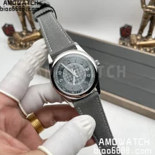 Patek Philippe Calatrava 6007 SS PPF 1:1 Best Edition Grey Blue Dial