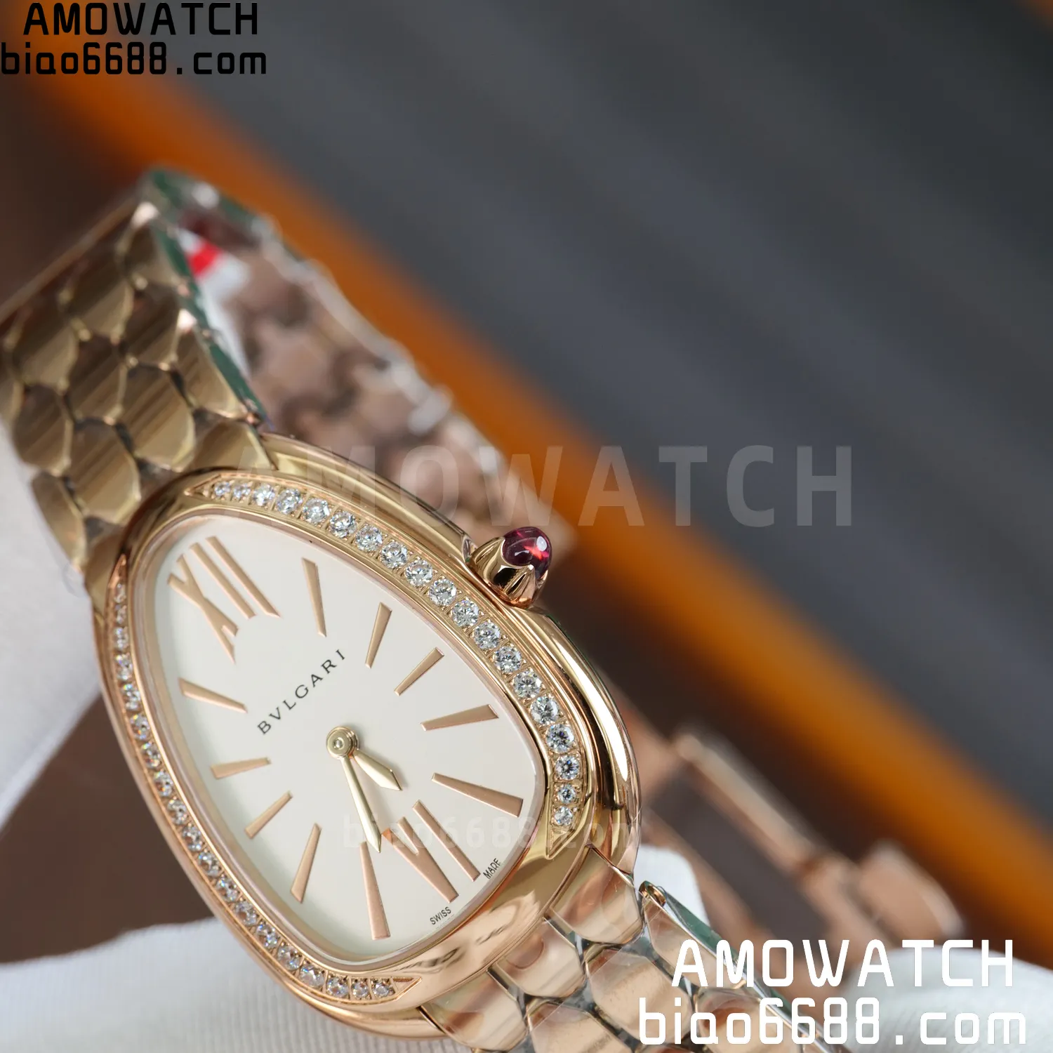 Bvlgari Serpenti Seduttori Watch RG 103146 BVF 1:1 Best Edition White Dial Diamonds Bezel 73 b63fa878d7eb12c AMO Watch