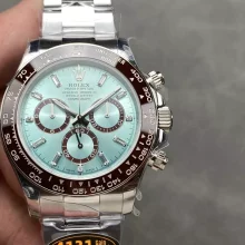 Rolex Daytona 126506 QF 1:1 Best Edition Ice Blue Dial Crystal Marker SH4131 V6 (Gain Weight)