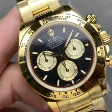 Rolex Daytona 126508 QF 1:1 Best Edition Black/YG Dial  SH4131 V6 (Gain Weight)