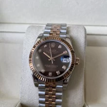 Rolex DateJust SS/RG 31mm 278271 A+ Factory 1:1 Best Edition Brown Diamond Dial