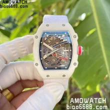 RICHARD MILLE RM67-02 White NTPT Best Edition Skeleton Dial Updated Version