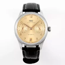 IWC Portugieser Automatic SS IW501705 APS Factory 1:1 Best Edition Champagne Dial