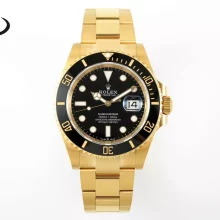 Rolex Submariner 41mm 126618 LN Black Ceramic EWEF 1:1 Best Edition on YG Bracelet A3235