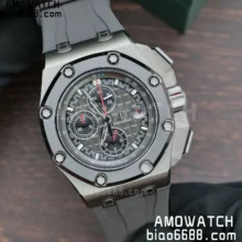 AP Royal Oak Offshore Schumacher 26568  TKF Best Edition Gray/Black Dial on Gray Rubber Strap A3126