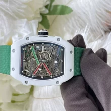 RICHARD MILLE RM67-02 White NTPT Best Edition Skeleton Dial Updated Version V3