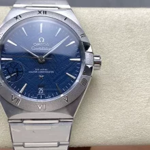 OMEGA Constellation 41mm SS V+ Factory 1:1 Best Edition Meteorite Blue Dial on SS Bracelet