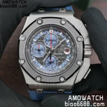 AP Royal Oak Offshore Schumacher 26568 TKF Best Edition Gray/Blue Dial on Blue Rubber Strap A3126