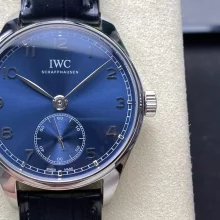 IWC Portuguese IW358305 GR Factory 1:1 Best Edition SS Blue Dial Silvery Markers