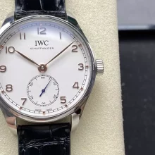 IWC Portuguese IW358303 GR Factory 1:1 Best Edition SS White Dial RG Markers