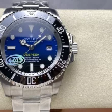 Rolex Sea-Dweller 126660 EWEF 1:1 Best Edition Black/Blue Dial on SS Bracelet A3235