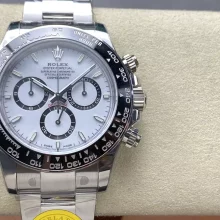 Rolex Daytona 126500 VSF 1:1 Best Edition 904L Steel White Dial on SS Braclet DD4131 V4