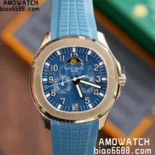 Patek Philippe Aquanaut 5261R RG AD Factory  Blue Dial on Blue Rubber Strap V2