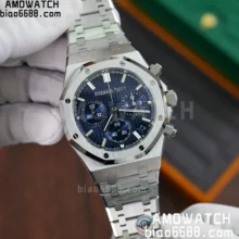 AP Royal Oak Chrono 26240ST SS APS Factory 1:1 Best Edition Blue Dial  SA4401 Super Clone