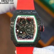 RICHARD MILLE RM67-02 Black NTPT Best Edition Red strap Original Specification Case