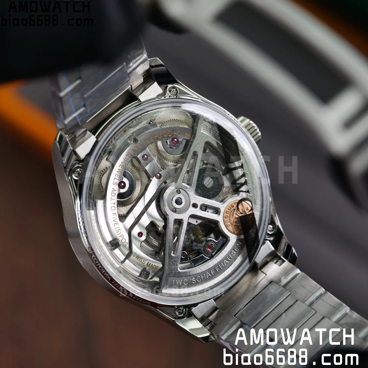 IWC Portugieser Automatic SS IW501702 APS Factory 1:1 Best Edition White Dial on SS bracelet 90 0404e9ffd7ab935 AMO Watch