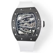 RICHARD MILLE RM5901 RM59-01 RMF Best Edition Black NTPT Case White Rubber Strap Tourbillon