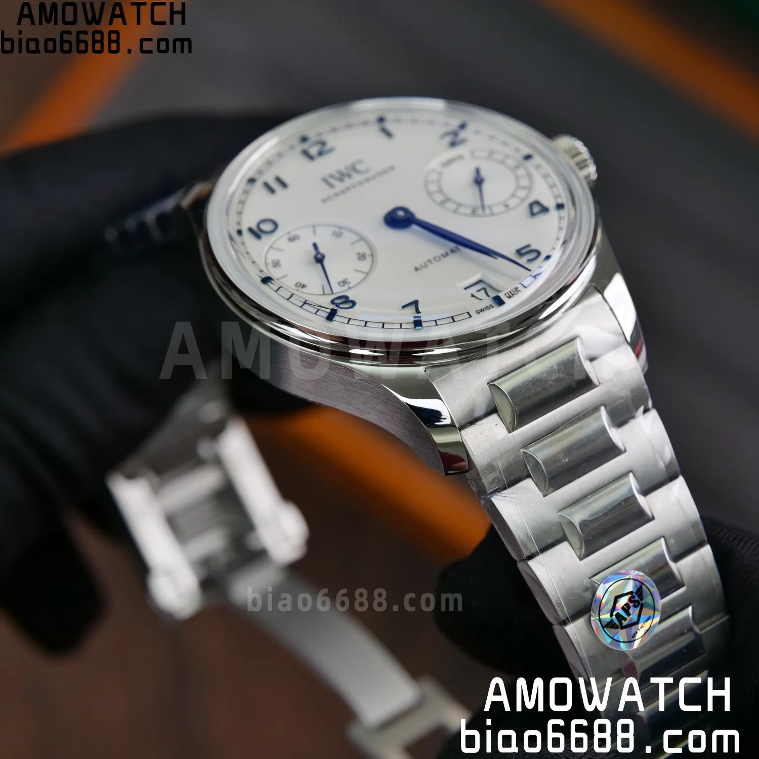 IWC Portugieser Automatic SS IW501702 APS Factory 1:1 Best Edition White Dial on SS bracelet 79 363d25402780928 AMO Watch