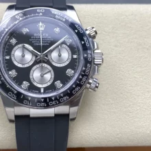 Rolex Daytona 126519 VS Factory 1:1 Best Edition Black/Silver Diamonds Dial V2 (Weighted)