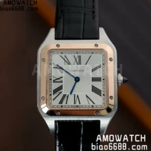 Cartier Santos Dumont WSSA0011 Large F1 Factory 1:1 Best Edition white Dial  Quartz