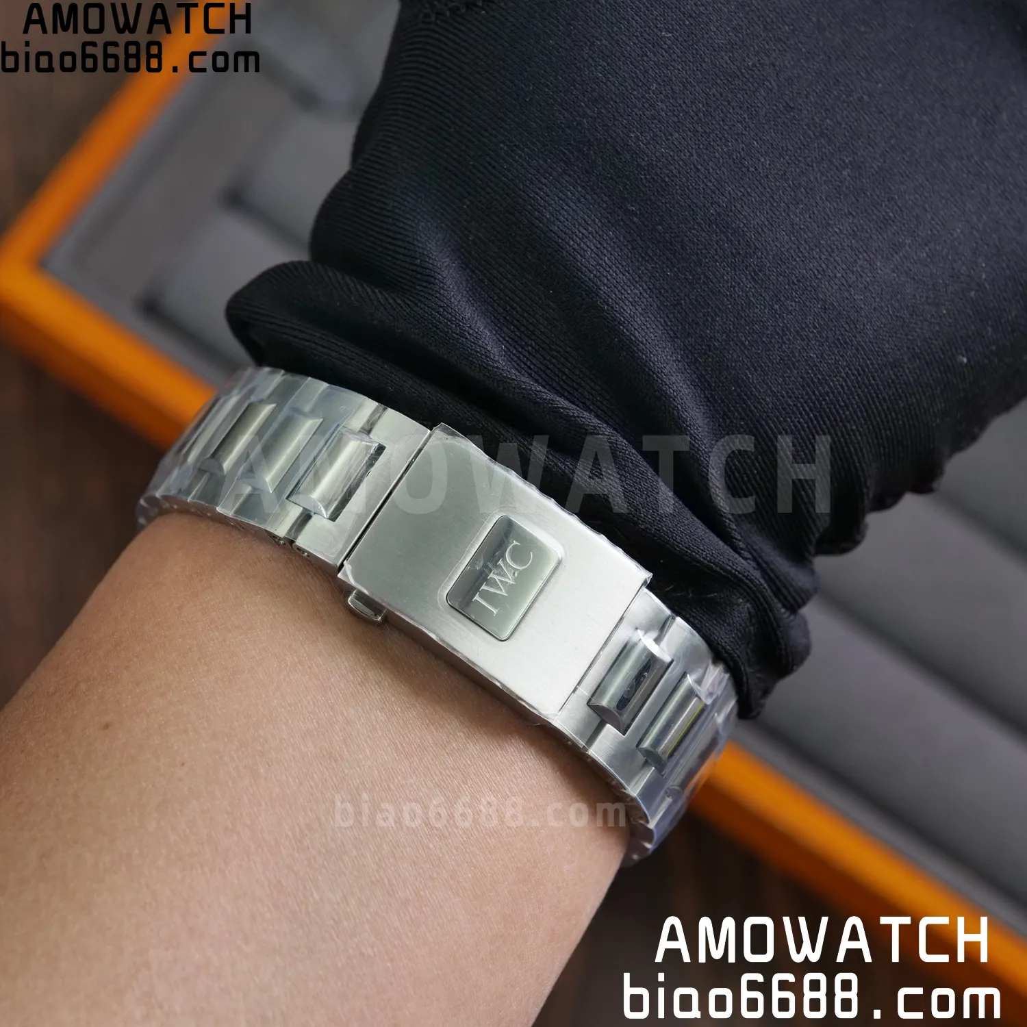 IWC Portugieser Automatic SS IW501702 APS Factory 1:1 Best Edition White Dial on SS bracelet 98 db74ef539eaf625 AMO Watch