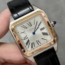 Cartier Santos Dumont WSSA0011 Large F1 Factory 1:1 Best Edition white Dial  Quartz