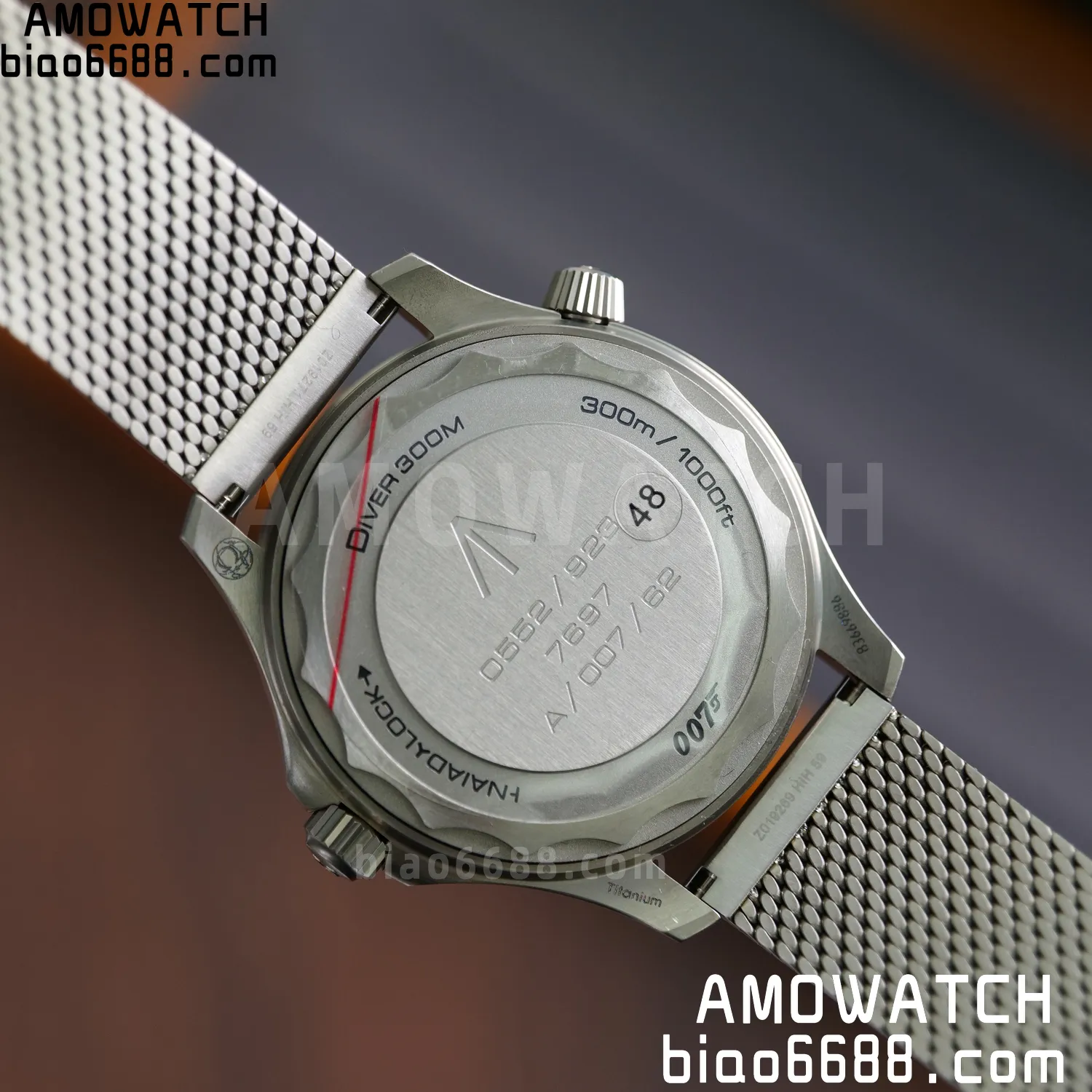 OMEGA Seamaster 300 "No Time to Die" Limited Edition VSF 1:1 Best Edition on Titanium Mesh Bracelet SA8806 Super Clone V7 85 4a2c69309e09e17 AMO Watch