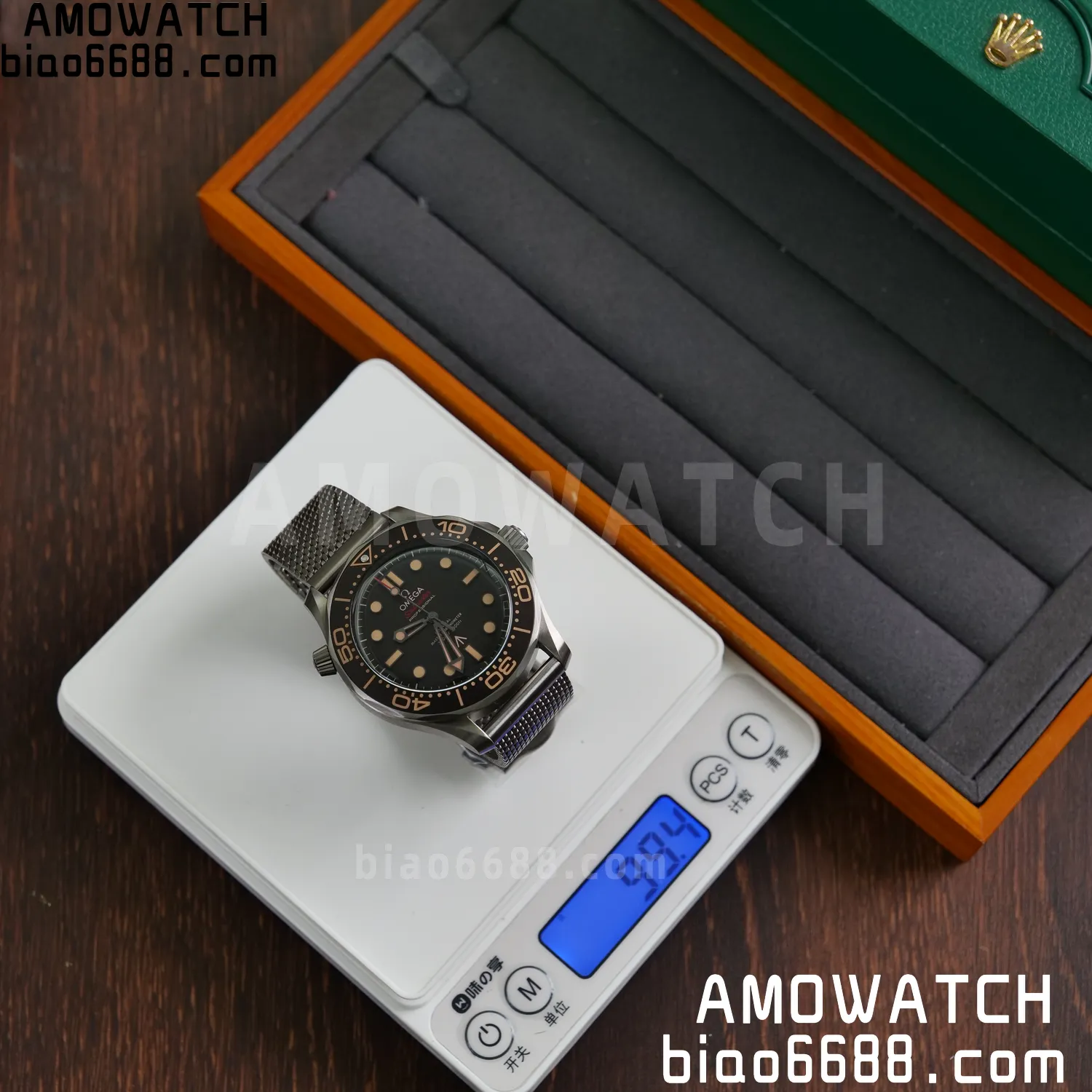 OMEGA Seamaster 300 "No Time to Die" Limited Edition VSF 1:1 Best Edition on Titanium Mesh Bracelet SA8806 Super Clone V7 64 77ae939d20211fd AMO Watch