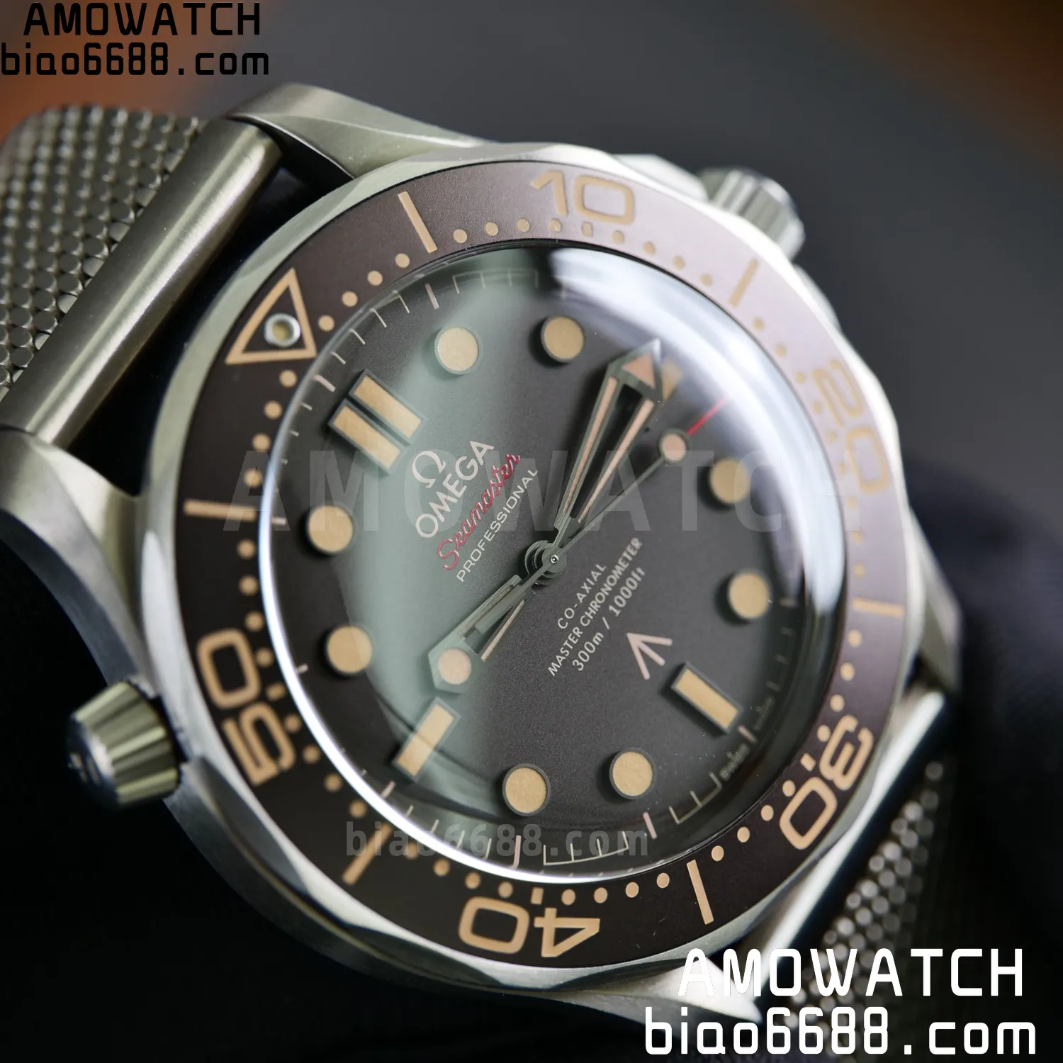 OMEGA Seamaster 300 "No Time to Die" Limited Edition VSF 1:1 Best Edition on Titanium Mesh Bracelet SA8806 Super Clone V7 82 b567523f20c2486 AMO Watch