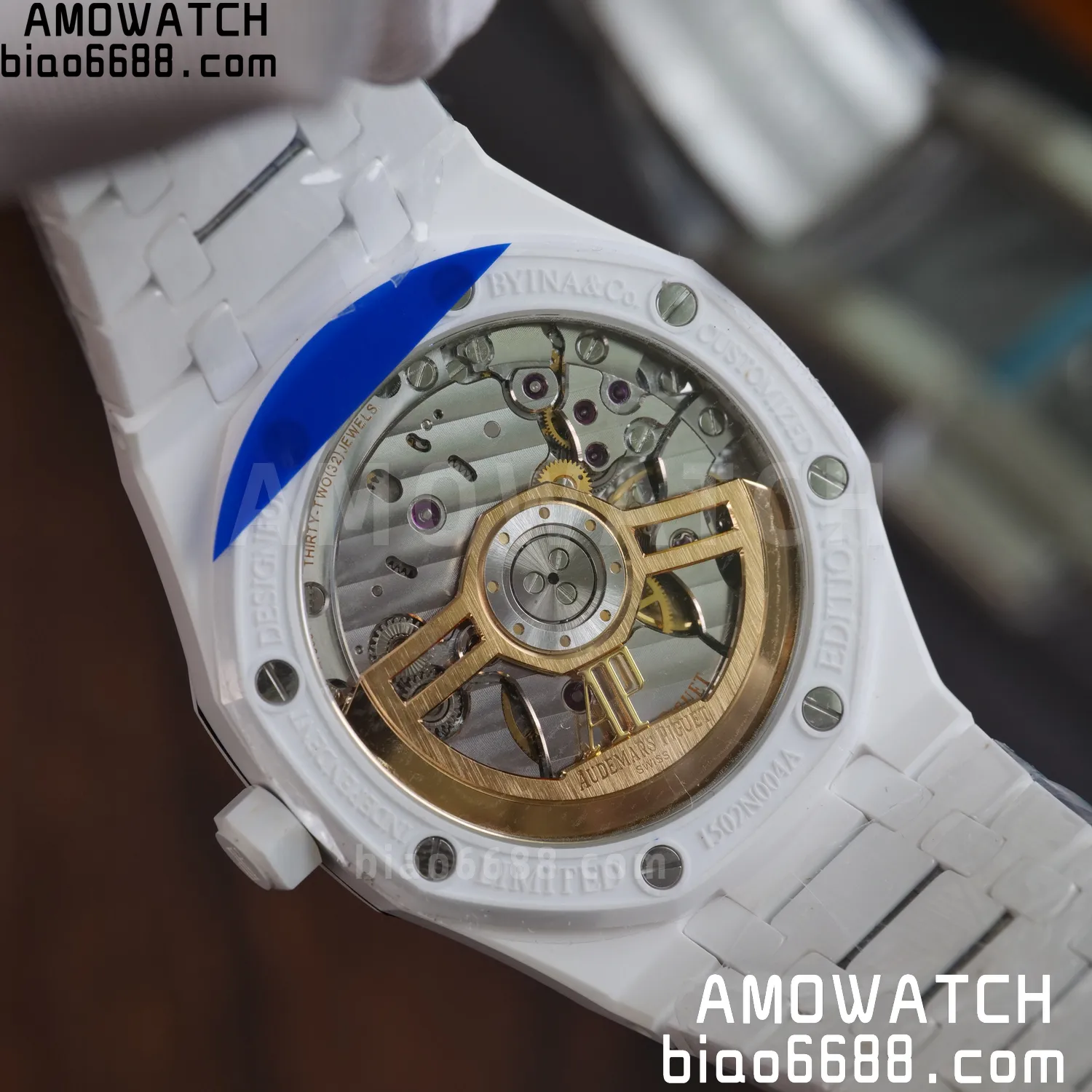 AP Royal Oak 41mm 15500 White Ceramic APSF 1:1 Best Edition White Dial on Ceramic Bracelet A4302 72 0d8757b75c1f859 AMO Watch