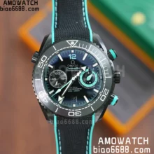 Omega Planet Ocean Master Chronometer 600M 45.5mm SCF 1:1 Best Edition Black/Tiffany Blue Dial